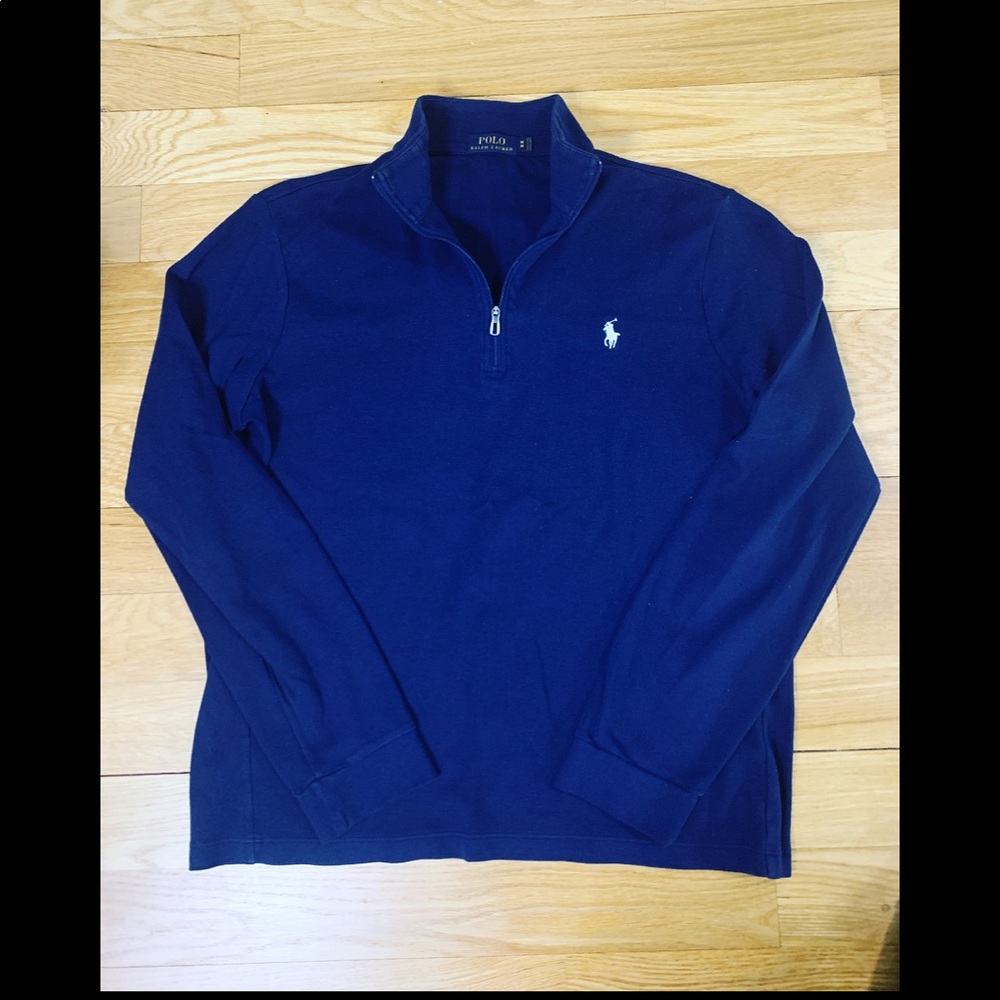 Polo Ralph Lauren Quarter Zip (NAVY) size Medium M